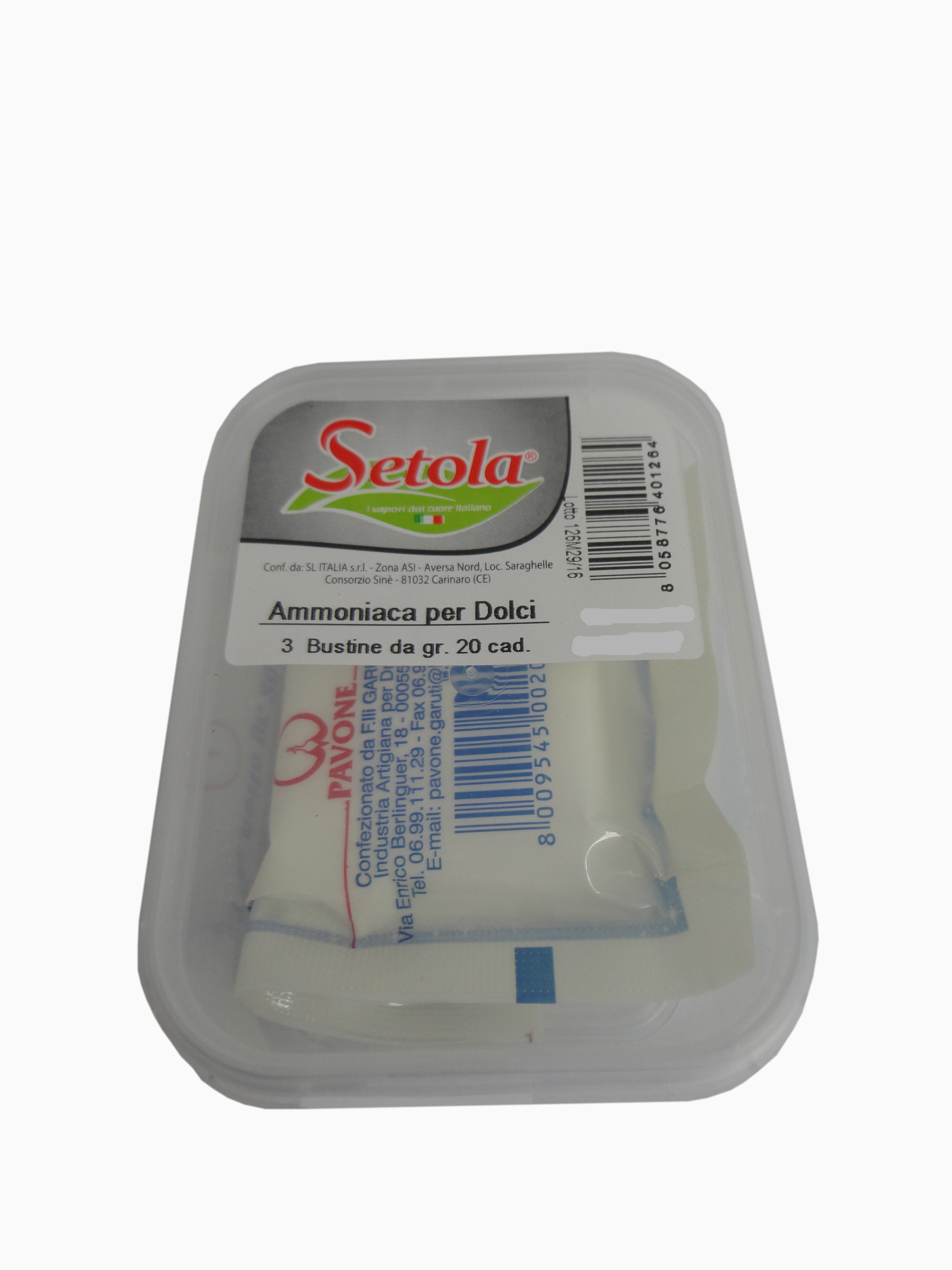 SETOLA AMMONIACA DOLCI 60 GR