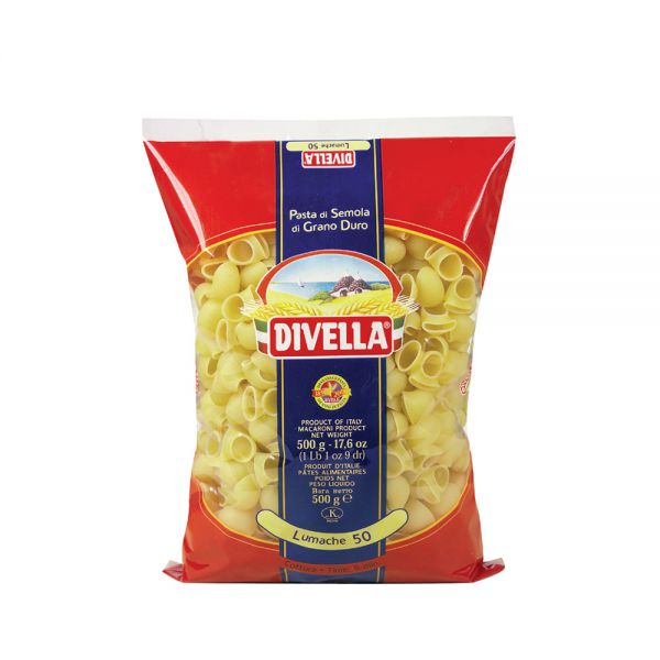 DIVELLA PASTA DI SEMOLA LUMACHE N.50 500 GR