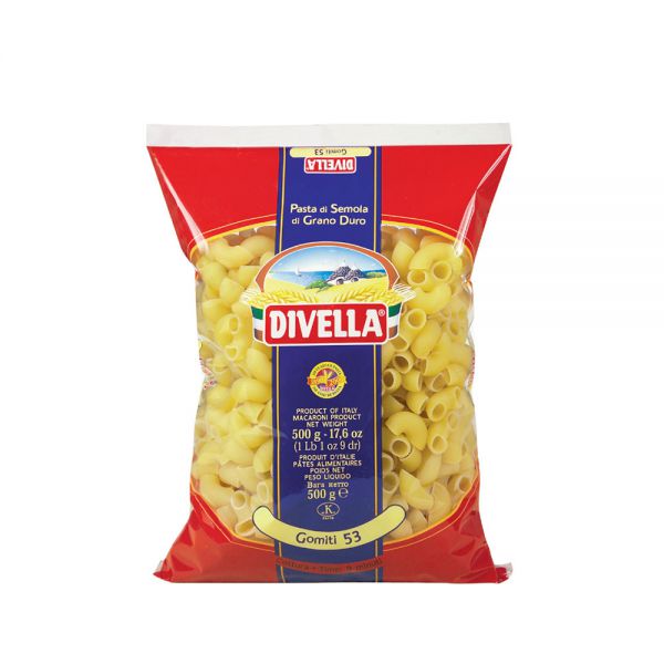 DIVELLA PASTA DI SEMOLA GOMITI N.53 500 GR