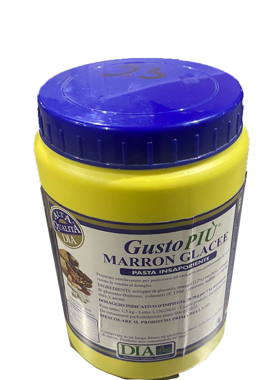 PASTA MARRON GLACE' 1500 GR