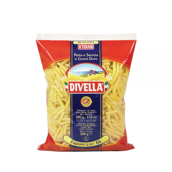DIVELLA PASTINA FAGIOLINI LISCI N.66 500 GR