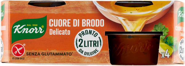 Knorr Cuore Brodo Verdure X4 Pz 112 Gr