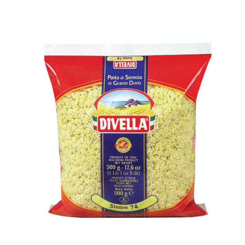 DIVELLA PASTINA STELLINE N.74 500 GR