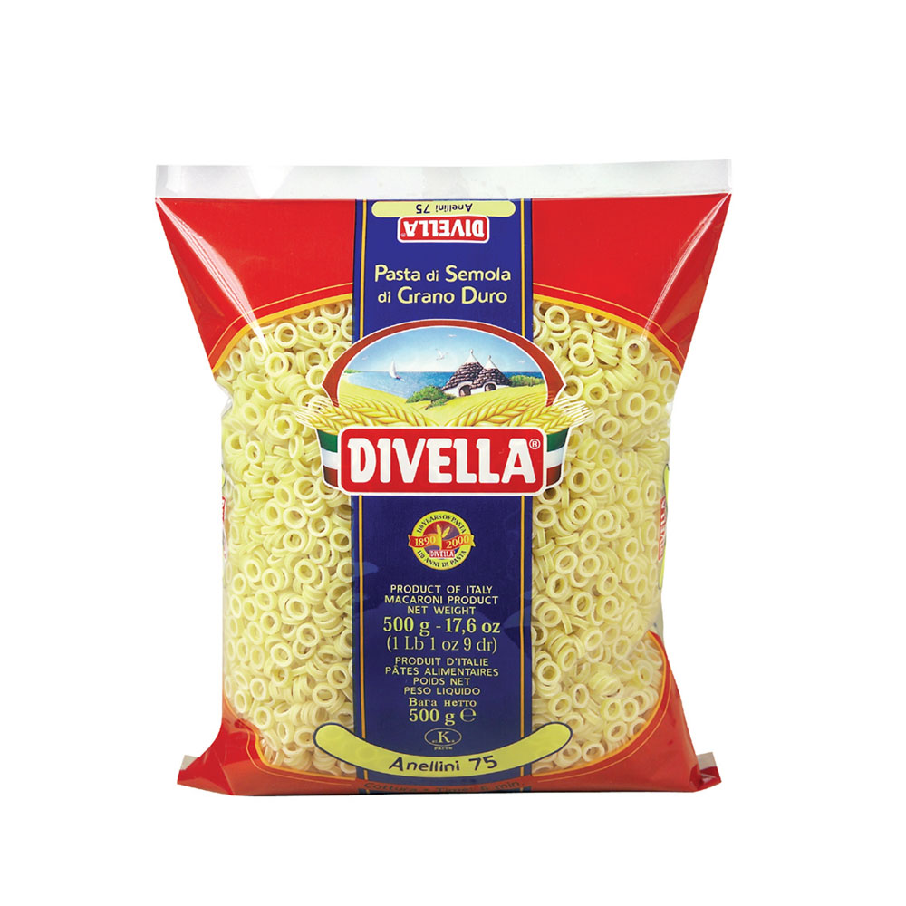 DIVELLA PASTINA ANELLINI N.75 500 GR
