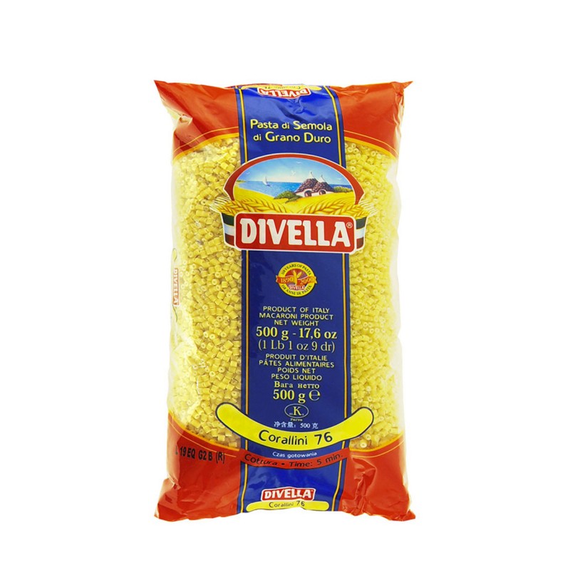 DIVELLA PASTINA CORALLINI N.76 500 GR