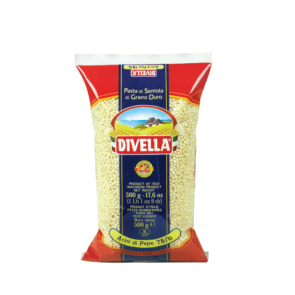 DIVELLA PASTINA ACINI DI PEPE 500 GR