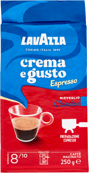 LAVAZZA CREMA E GUSTO GR. 250' - Numeri Primi Srl