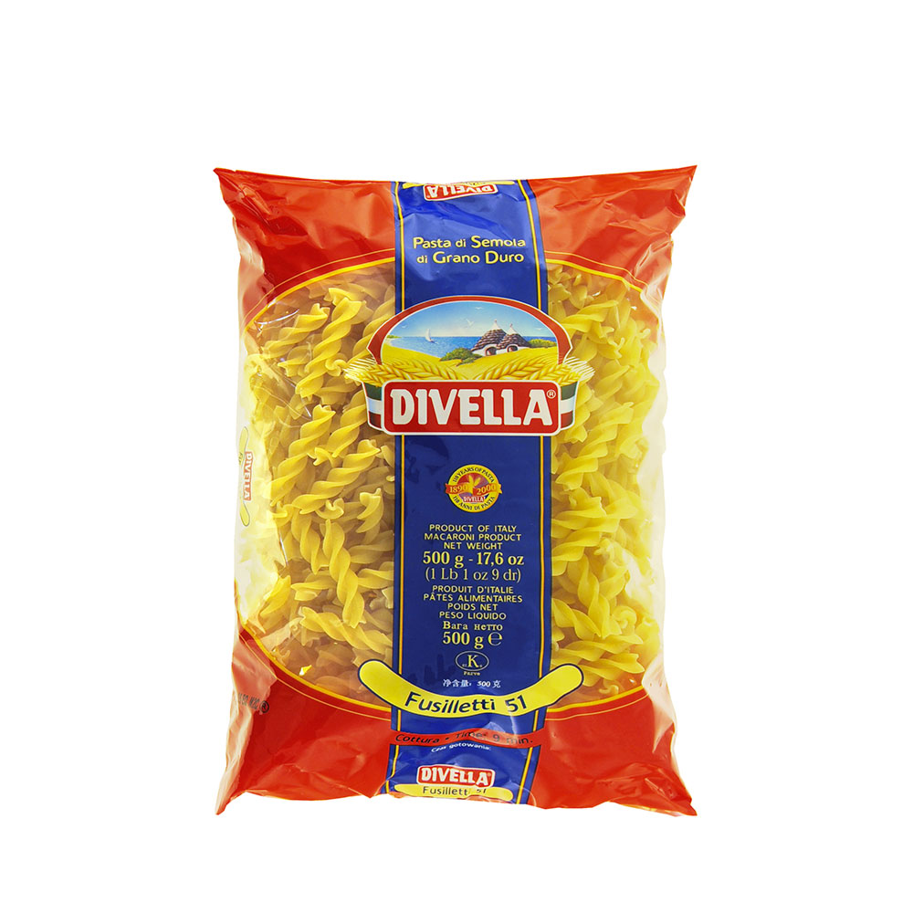 DIVELLA PASTA DI SEMOLA FUSILLETTI N.51 500 GR