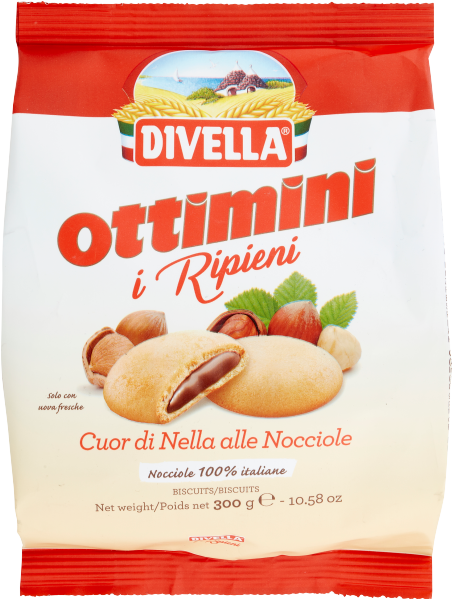 Cuor di nocciola, biscotti con cuore di nocciola