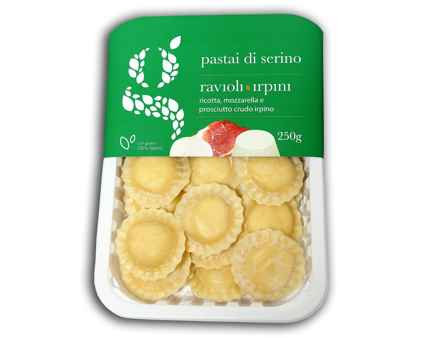 PASTAI DI SERINO RAVIOLI RICOOTA MOZZARELLA/PROSCIUTT 250 GR