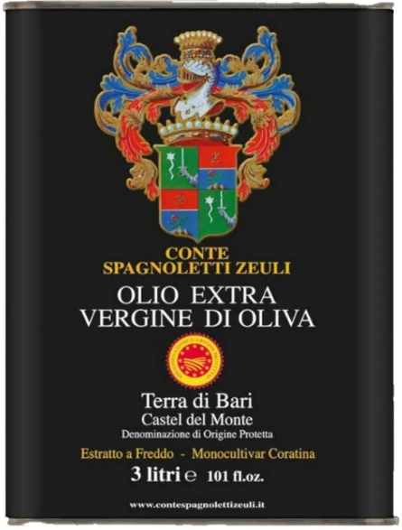 SPAGNOLETTI OLIO EXTRA VERGINE DI OLIVA 3 LT