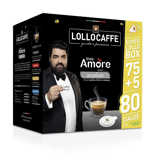 LOLLO CAFFÉ CIALDE ARGENTO 75 + 5 PZ