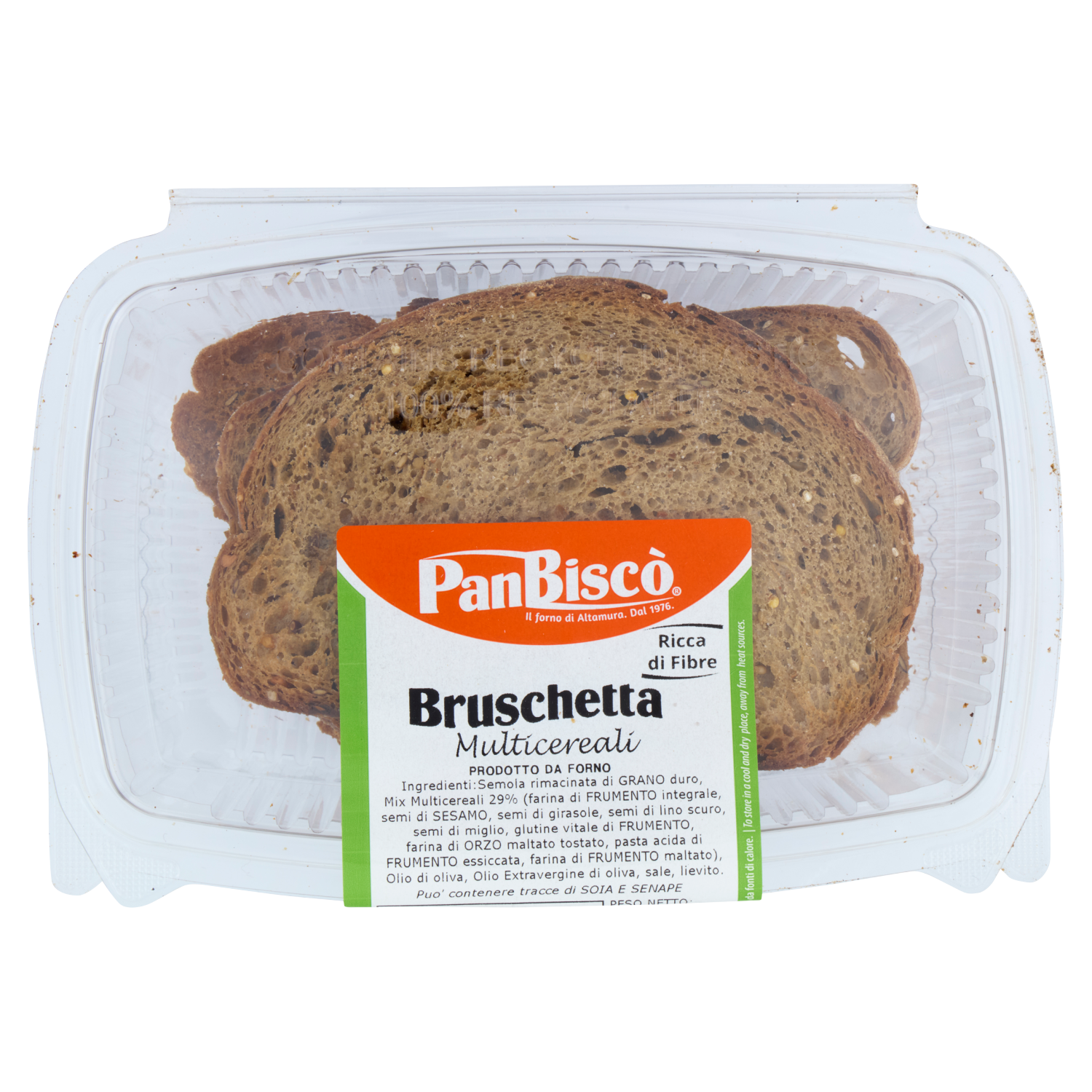 PANBISCO' BRUSCHETTE MULTICEREALI 120 GR
