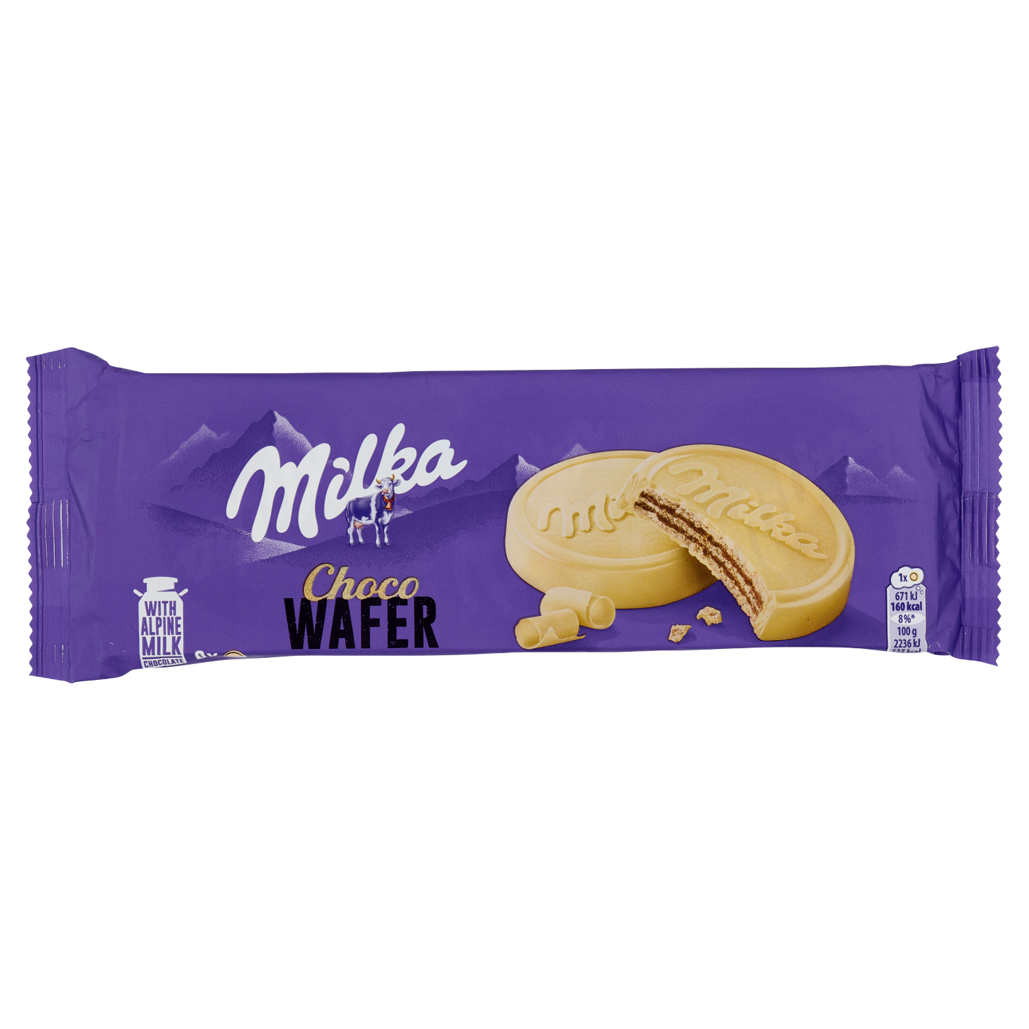 MILKA CHOCO WAFER BIANCO 180 GR