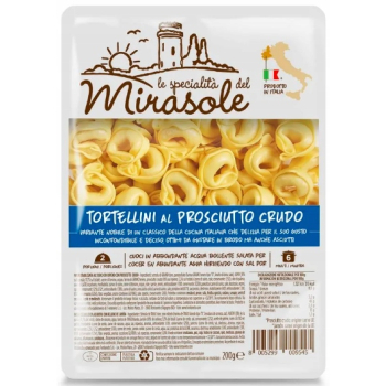 MIRASOLE TORTELLINI PROSCIUTTO 200 GR