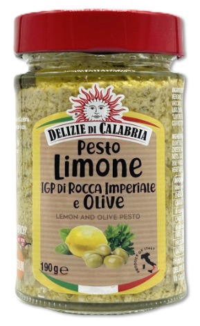 DELIZIE DI CALABRIA PESTO DI LIMONE IGP DI ROCCA IMPERIALE 190 GR