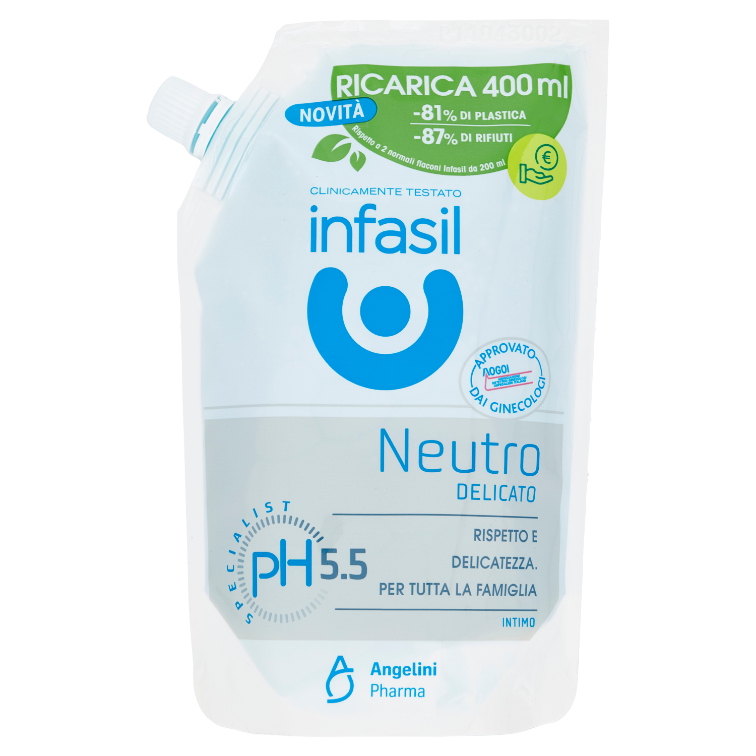 INFASIL INTIMO RIC.NEUTRO 400 ML