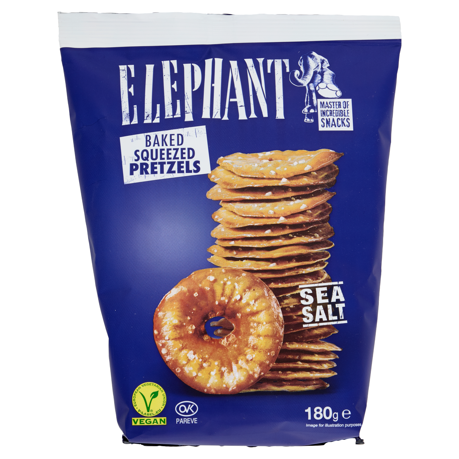 ELEPHANT PRETZELS CLASS. 180 GR