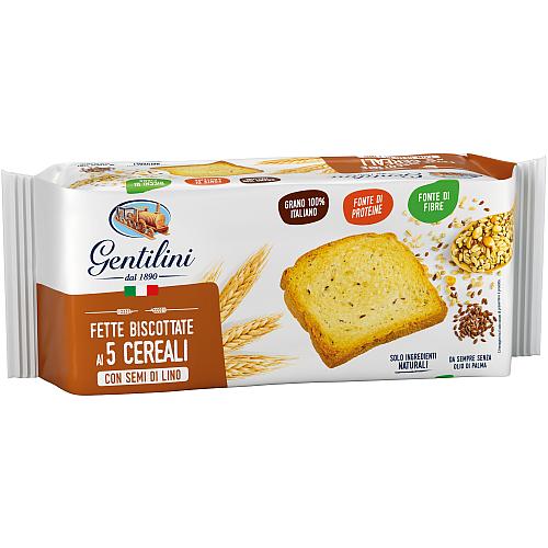 GENTILINI FETTE BISCOTTATE CEREALI 185 GR