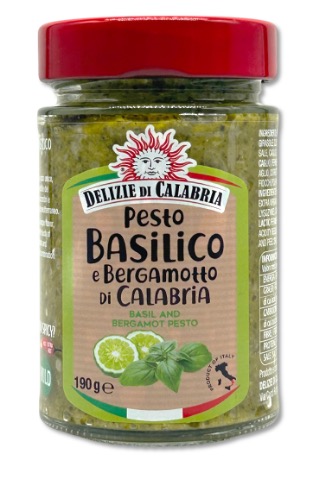 DELIZIE DI CALABRIA PESTO BASILICO E BERGAMOTTO 190 GR