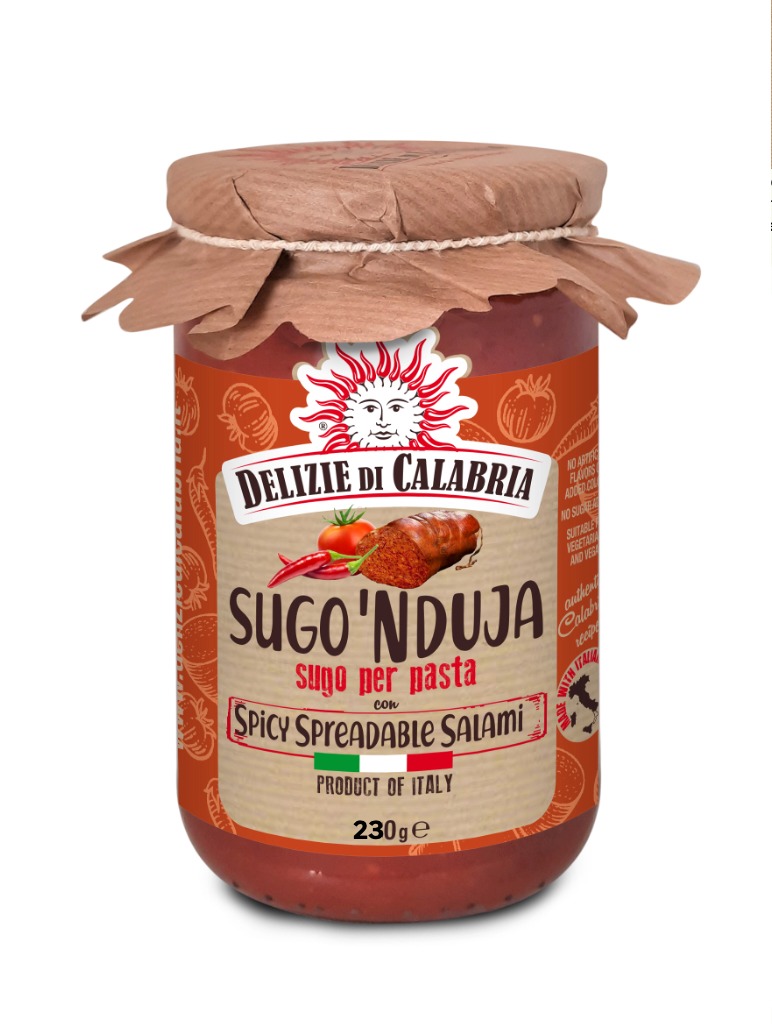 DELIZIE DI CALABRIA SUGO NDUJA 230 GR