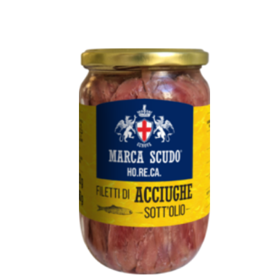 SCUDO FILETTI ACCIUGHE 720 GR