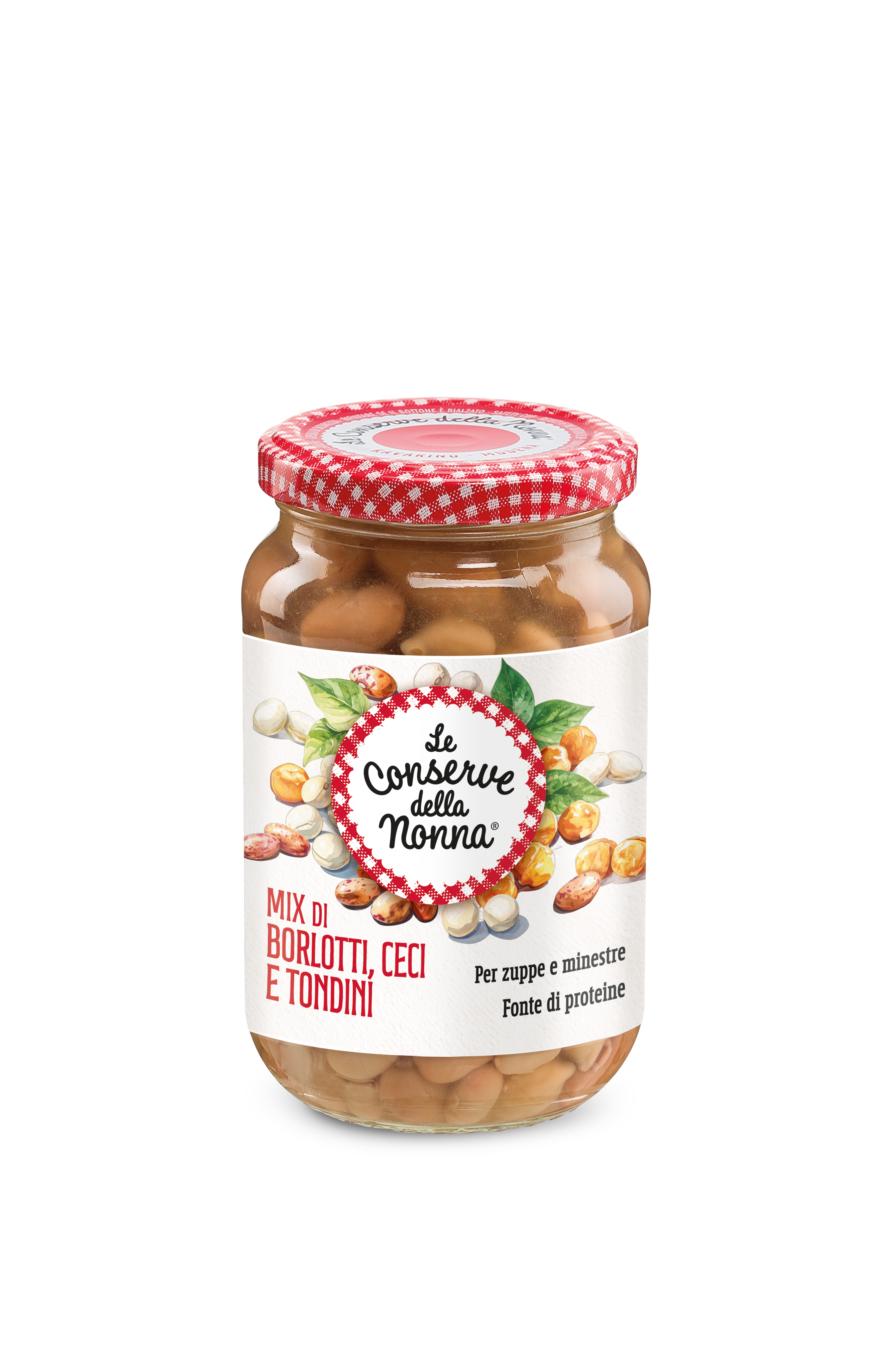CONSERVE DELLA NONNA MIX BORLOTTI/CECI/TONDINI 360 GR